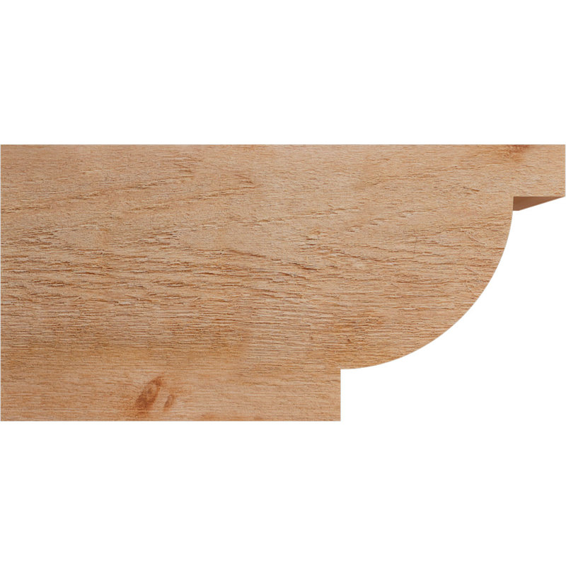 Alpine Rough Sawn, Cèdre rouge, H 12 po x l 24 po x P 4 po