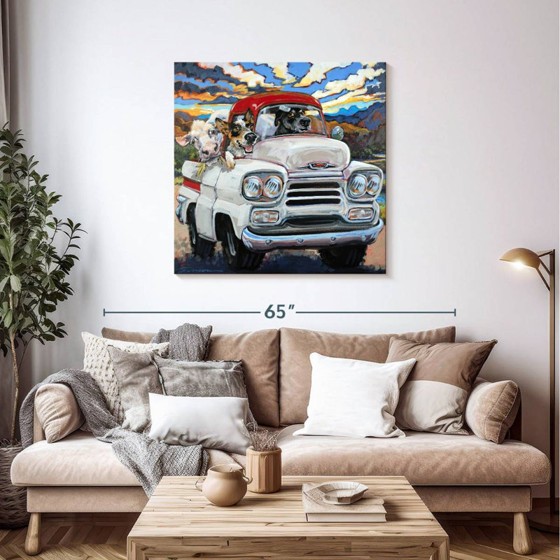 Ketti Cattle Drive, 39" H x 39" W