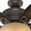 Ventilateur de plafond à 5 pales 60 po avec chaînette et ensemble d’éclairage Ambrose inclus