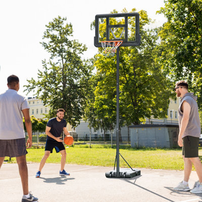 Panier de basketball en métal pleine grandeur 43,25 po Soozier (ballon inclus)
