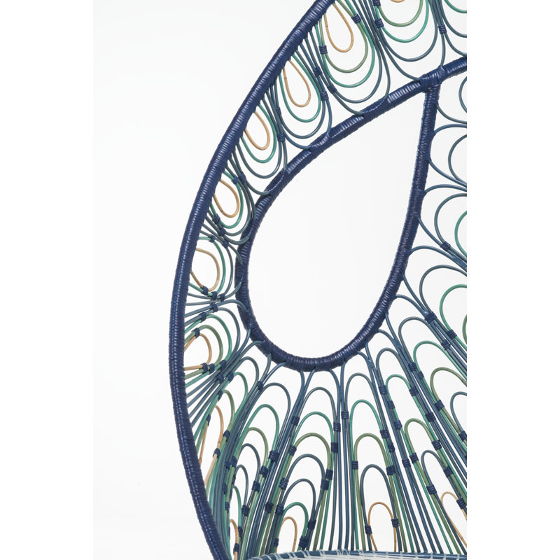 Peacock Chair, Bitwin Cobalt Blue, Teal