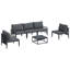 Vidaxl Garden Sofa Set 6 Pcs Anthracite Steel