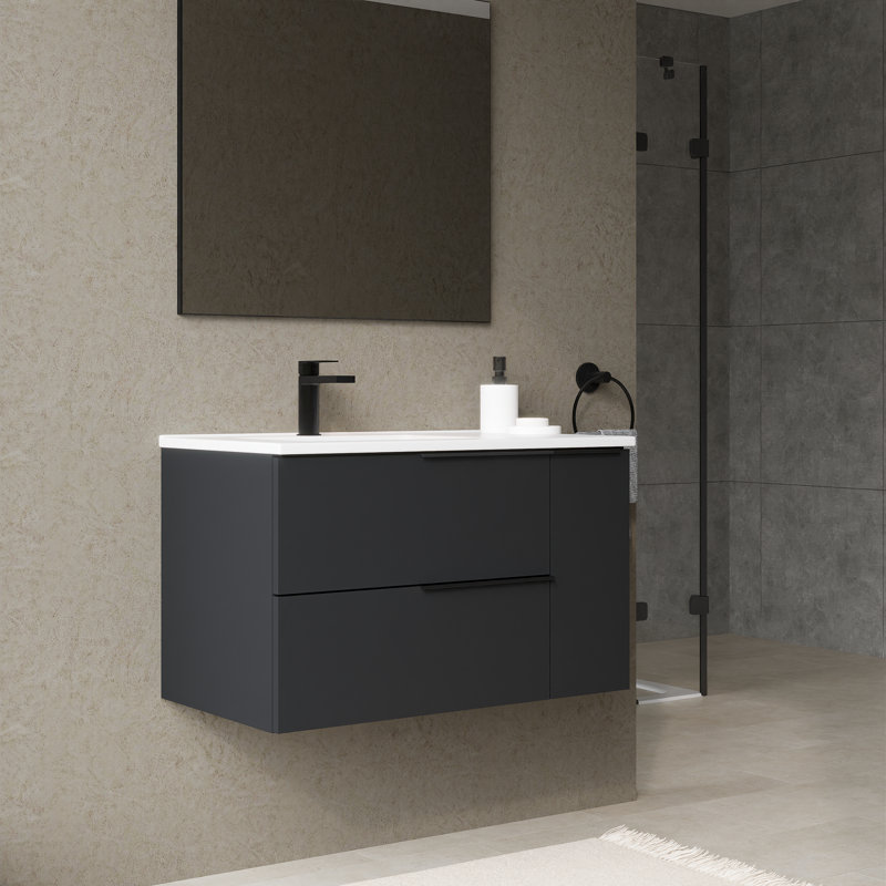 Sahanna 80mm Single Bathroom Vanity with Basin