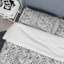 Motif de tissage abstrait en noir et blanc I - Ensemble de housse de couette moderne - Microfibre de polyester-1903165405