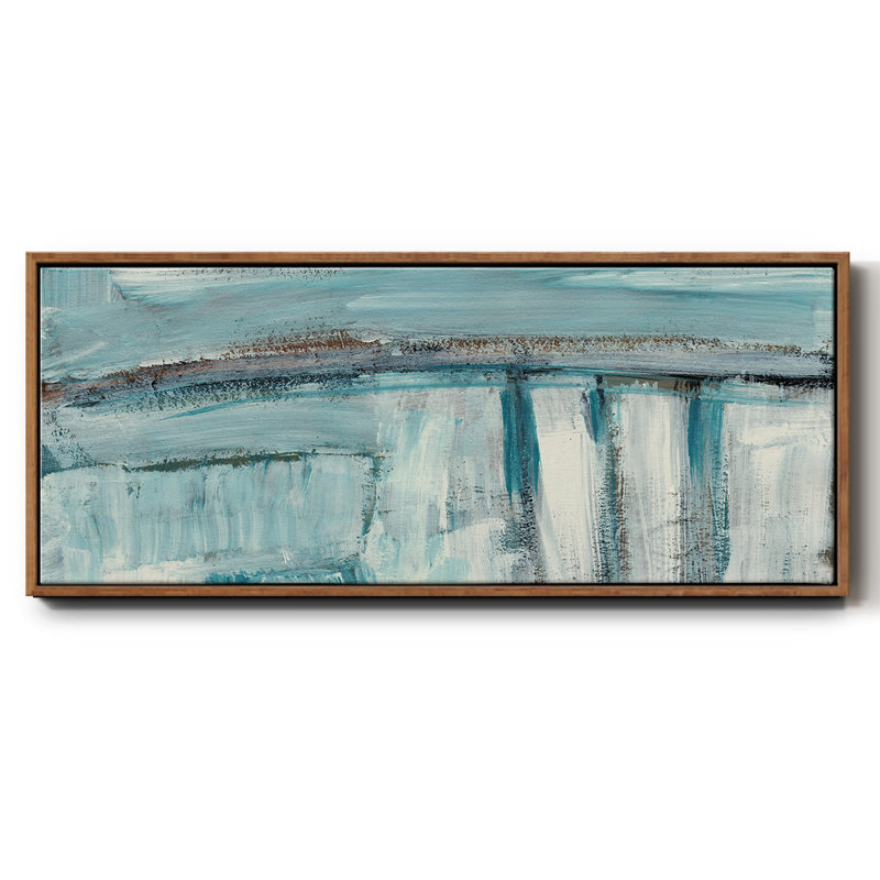 Acqua I - toile encadrée, H 24 po x l 60 po