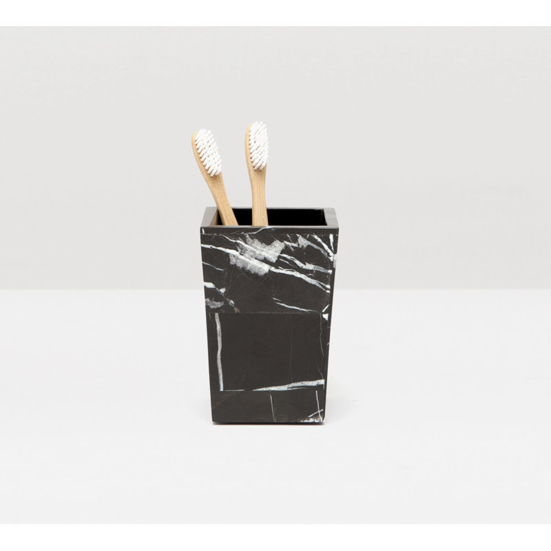 Rhodes Marble BRUSH HOLDER