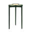 Clover Cigar Table With Reversible Lacquer And Natural Grasscloth Top In Matte Green Lacquer-1630211859