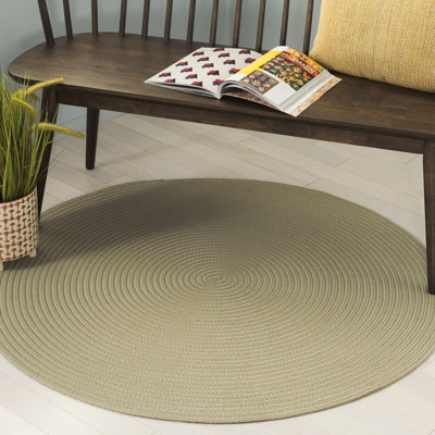 Tair Hand Woven Performance Machine Washable Solid Colour Indoor/Outdoor Area Rug