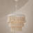Luray 4 - Light Dimmable Classic Chandelier Craftman 3-Tiers Tassel 