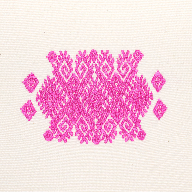Schumacher x ONORA Balamil Handwoven Panel, Multi on Ivory