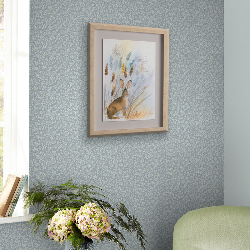 Laura Ashley Sweet Alyssum Pale Seaspray Blue Removable Wallpaper, Pale Seaspray Blue