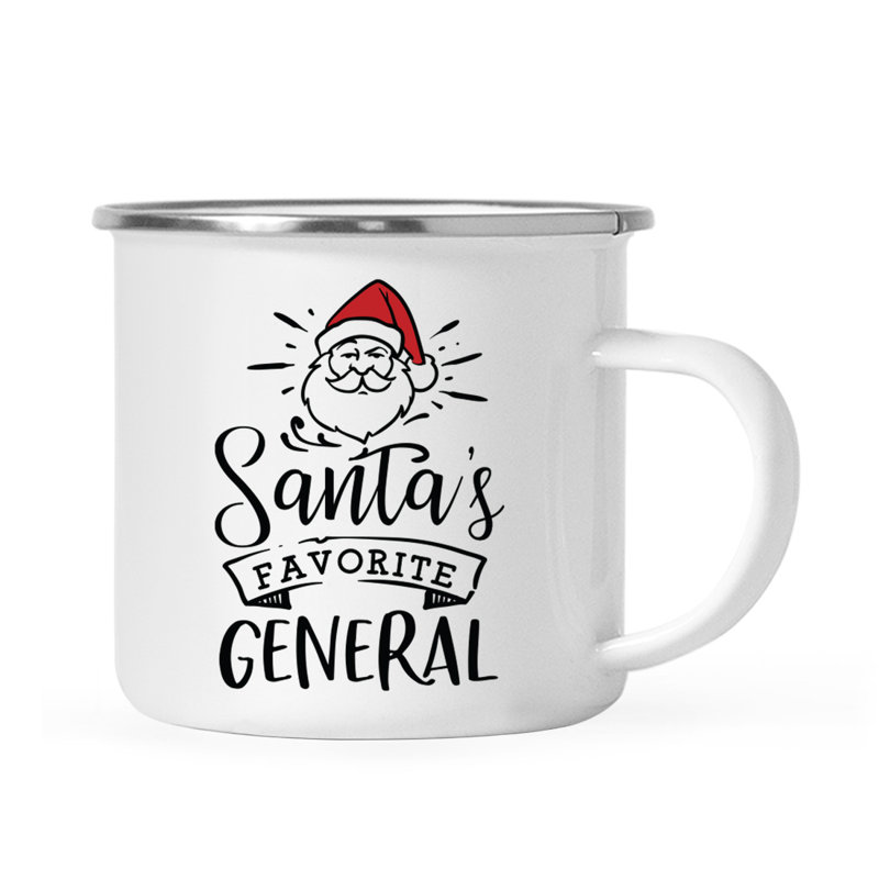 Tasse de camping militaire Yunus Santa's Favorite, Premier lieutenant
