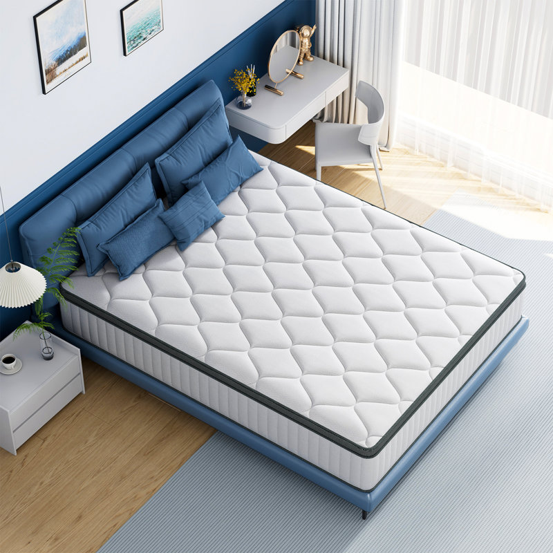 12"/14” Medium-Firm Hybrid Mattress Infused with Cooling Gel Memory Foam – Certified to CertiPUR-US, OEKO-TEX and SGS Standards