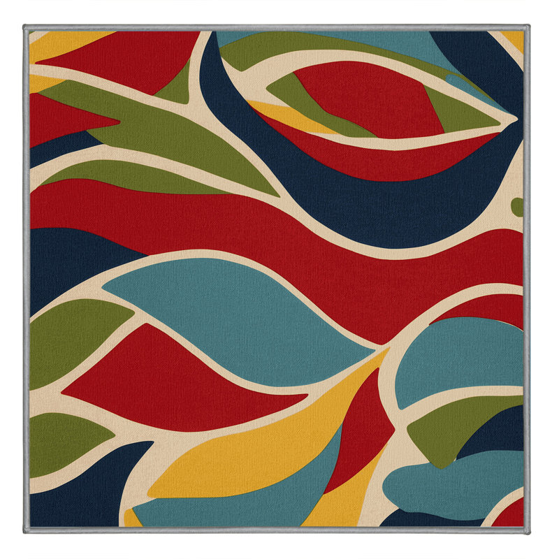 Spirited Loop Rug, Square 4'