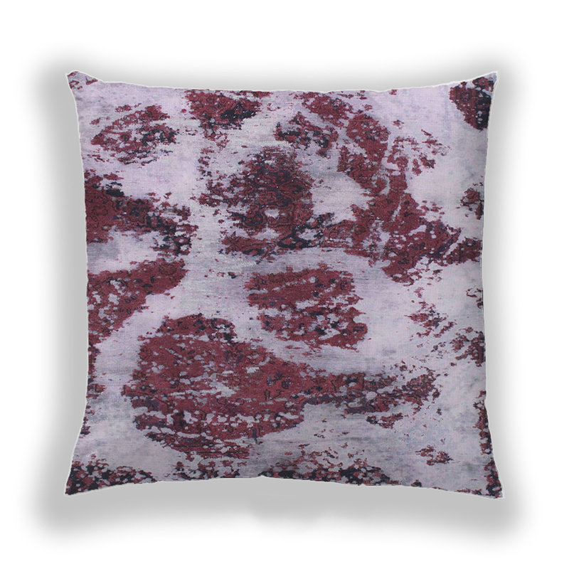 Coussin décoratif abstrait 1175, Microsuède