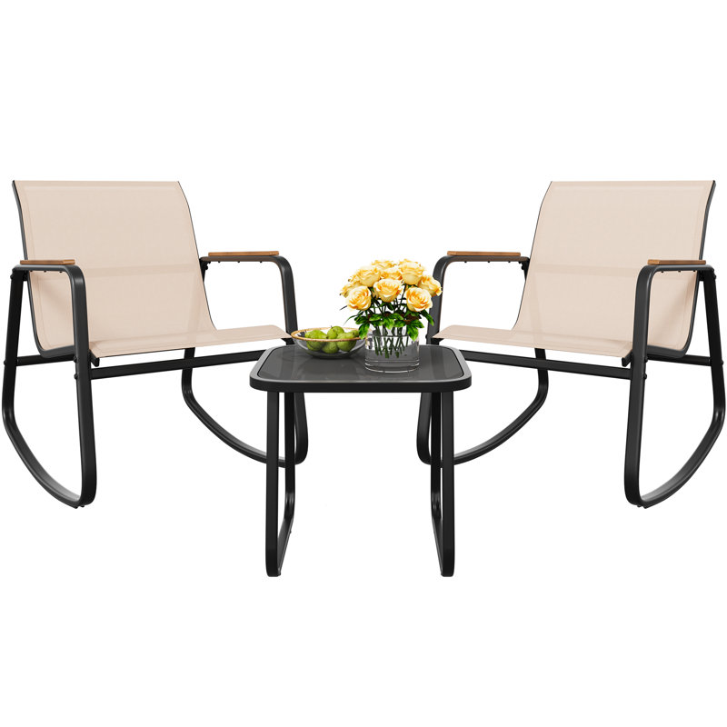 Moniya 2 - Person Patio Conversation Set, Beige