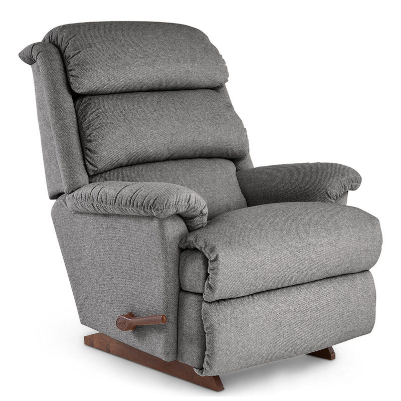 Fauteuil inclinable manuel Astor, Manuel, Berçant, Mélange de polyester cendré