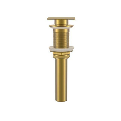 DAX Square Brass Vanity Sink Pop-up Drain