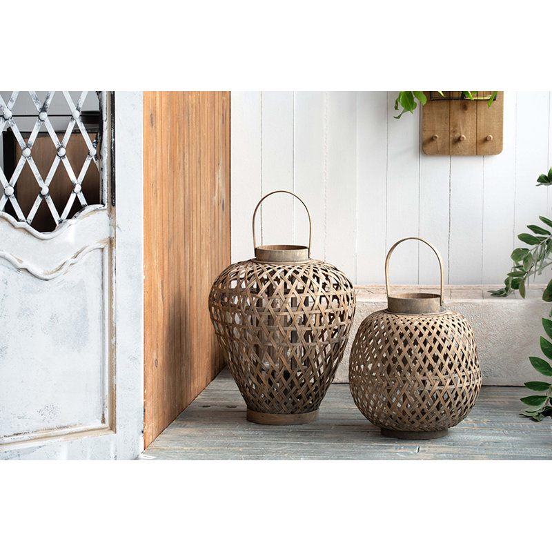 Lanterne conique en bois Coconio