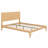 Modern Wood Platform Bed With Slat Support-50888969-50888971
