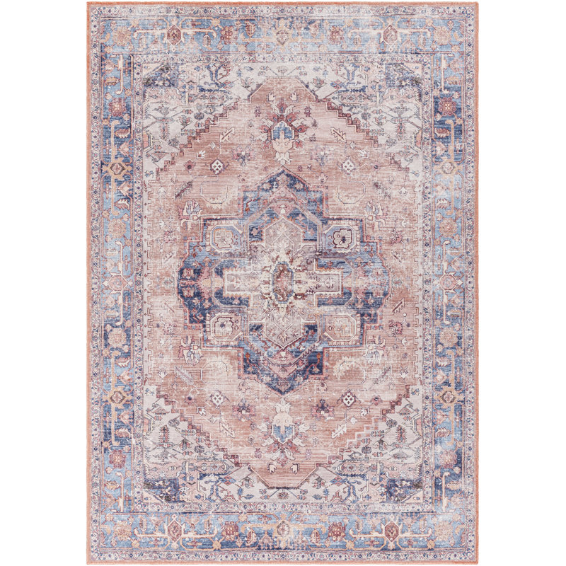 Westbrook Washable Oriental Indoor Rug, Rectangle 6'7" x 9'