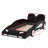 Race Car-Shaped Platform Bed With Wheels-1650053118