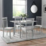 Exeter 4 - Person Butterfly Leaf Rubberwood Solid Wood Dining Set