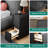 7.8" Wide Fully-Assembled Faux Leather Narrow Nightstand-492082317-471927184