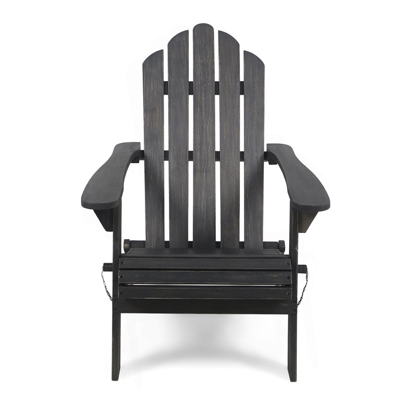 Patio Hollywood  Foldable Adirondack Chair, Gray