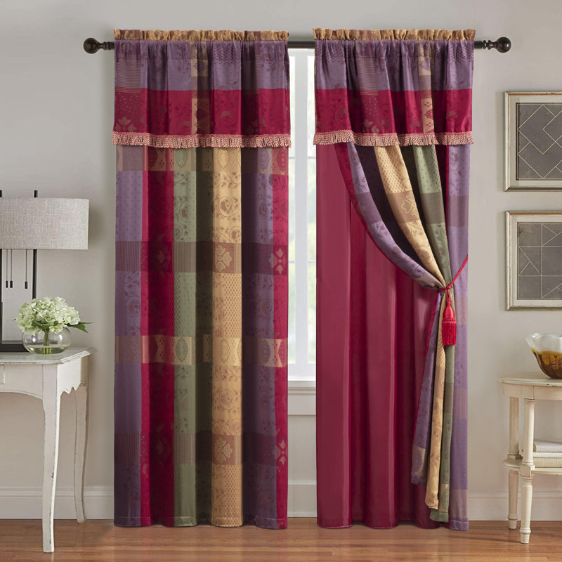 Gitano Floral Patchwork Window Curtain Set