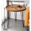 Table basse simple à plateau en bois massif - Décoration minimaliste élégante avec surface spacieuse
