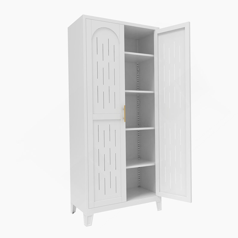 Armoire 2 portes avec trous verticaux