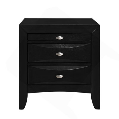 LUCILLE BLACK NIGHTSTAND