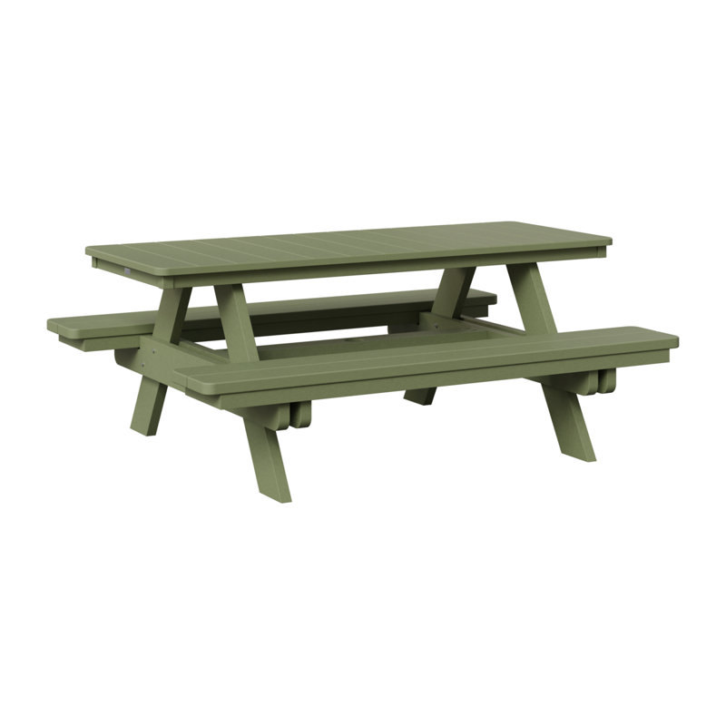 Berlin Gardens Ada Rectangular Picnic Table, Sage