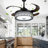 43" Ekain 3 - Blade LED Smart Retractable Blades Ceiling Fan with Remote Control and Light Kit Included