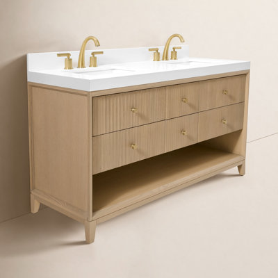Momo Oak Single Bathroom Vanity