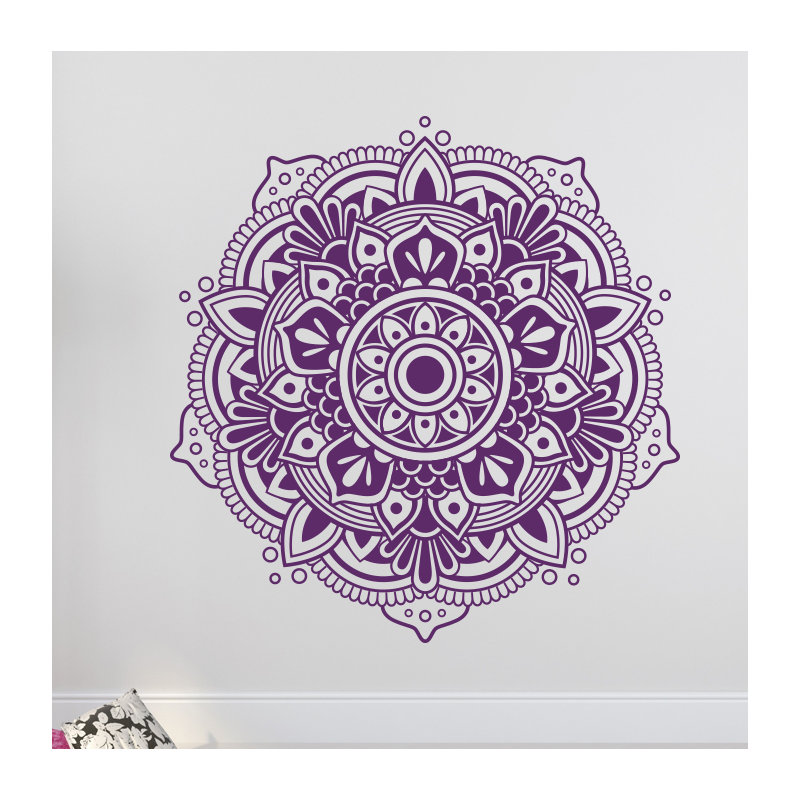 Décalcomanie murale bohémien Buller, Violet