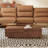 Roanoke Living room coffee table (with storage function), modern living room furniture, Brown