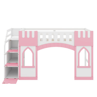 Lit mezzanine simple avec fenêtre