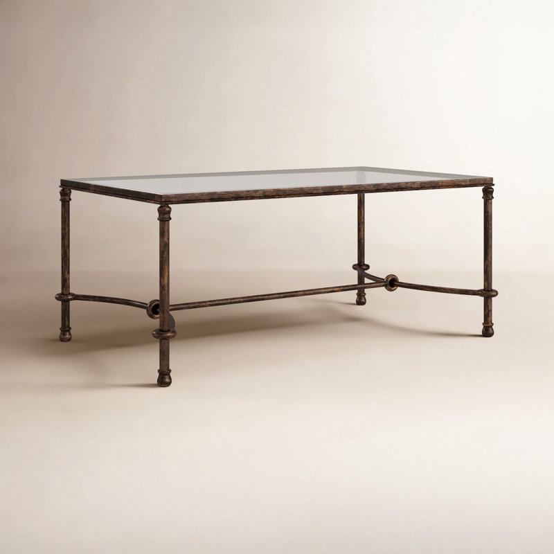 Helios Glass Top Coffee Table