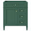 Meuble-lavabo de salle de bain de 30 po sans lavabo supérieur, armoire de rangement moderne avec 2 tiroirs et un tiroir rabattable (BASSIN INCLUS)-122040233-122040231