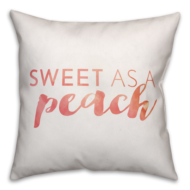 Coussin Sweet Sweet as a Peach