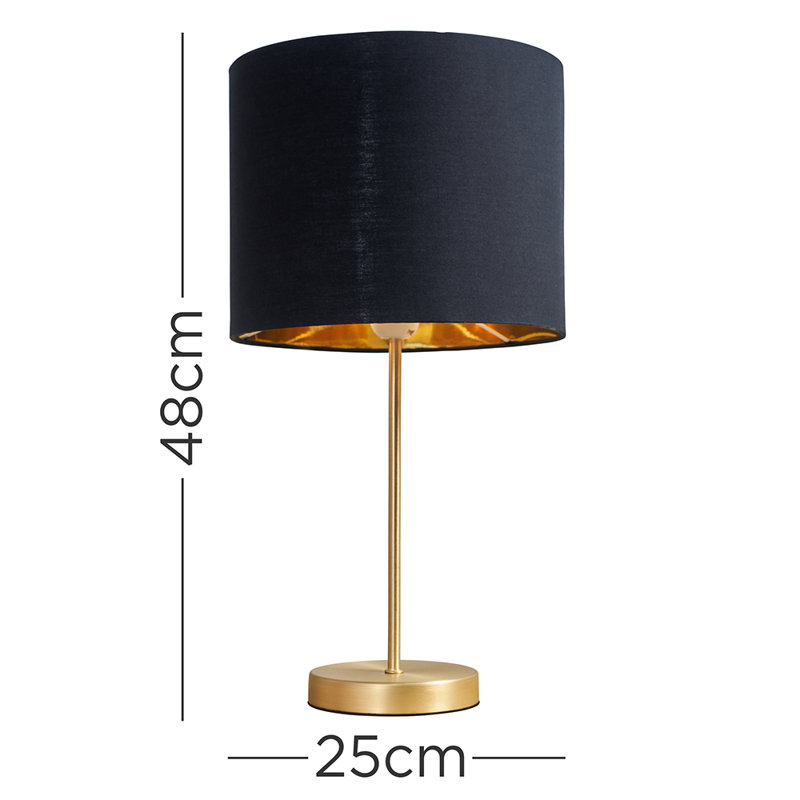Sbordone 48Cm Table Lamp Set, Gold