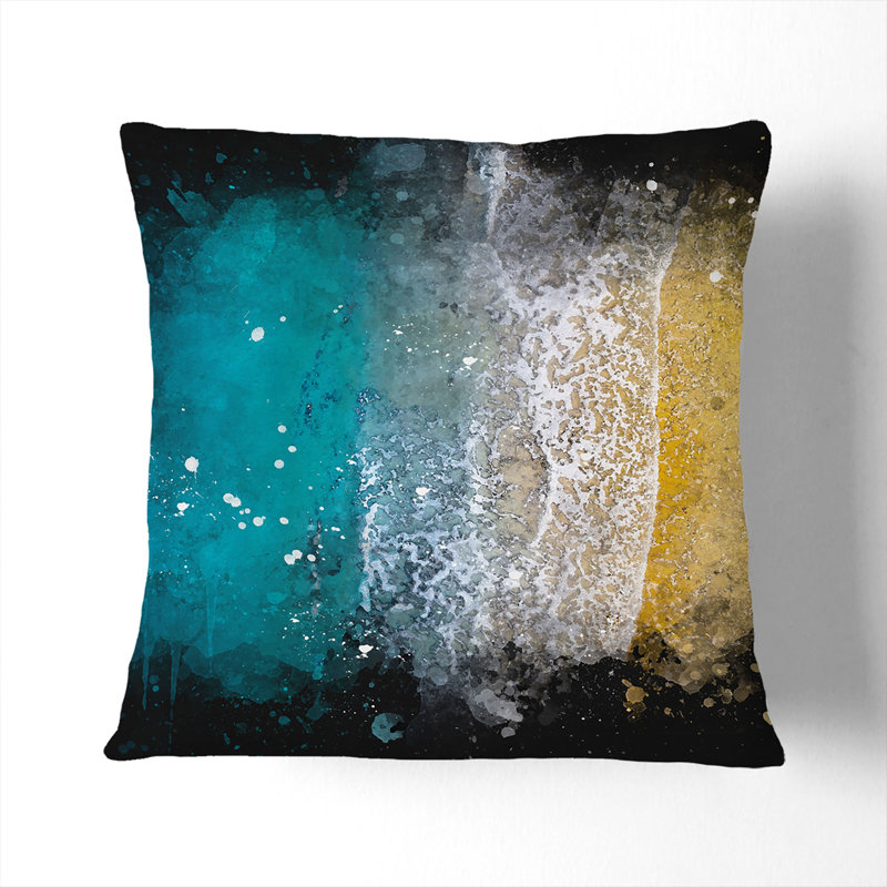 Square Throw Cushion, 40cm H x 40cm W x 15cm D