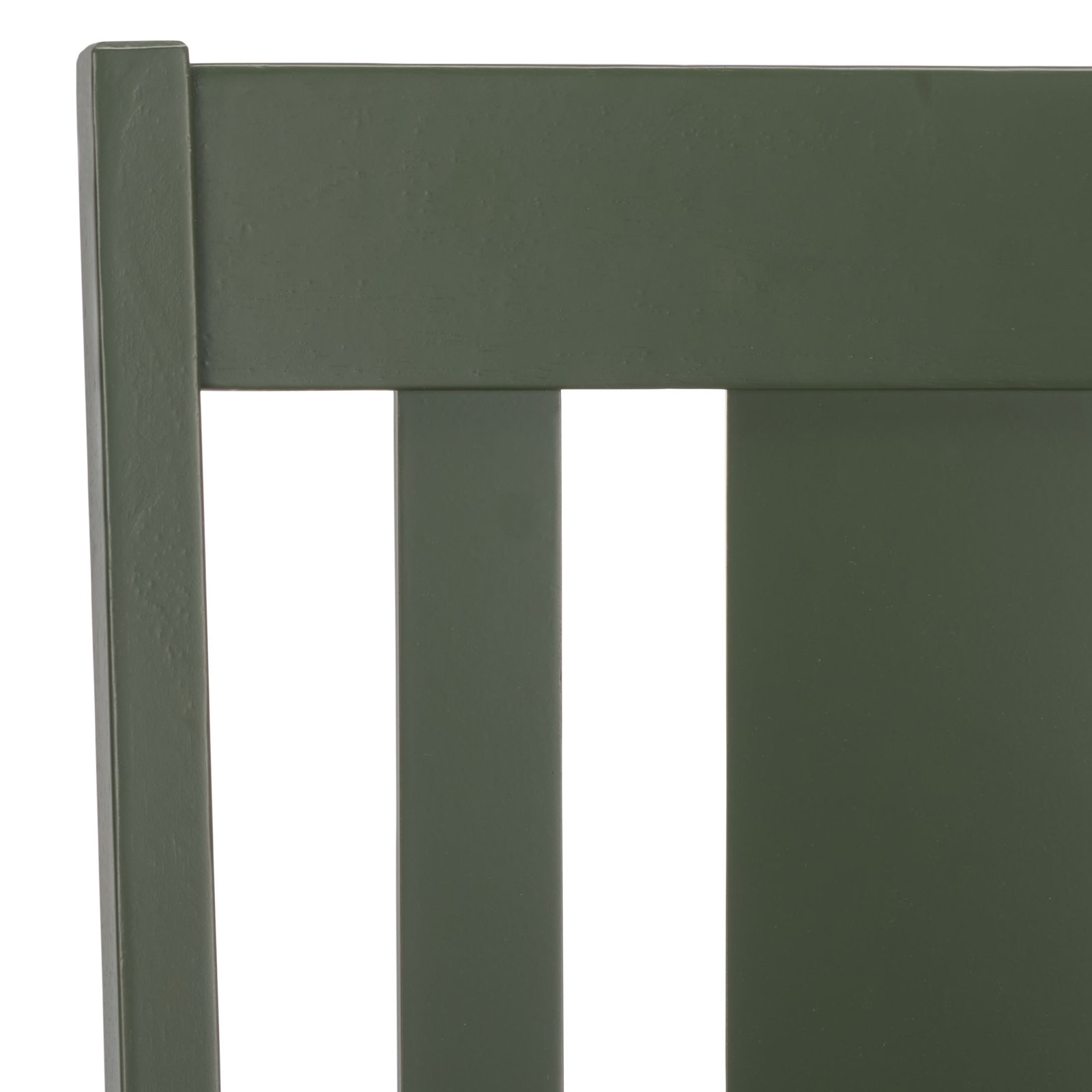 Caria Slat Back Dining Chair, Dark Green