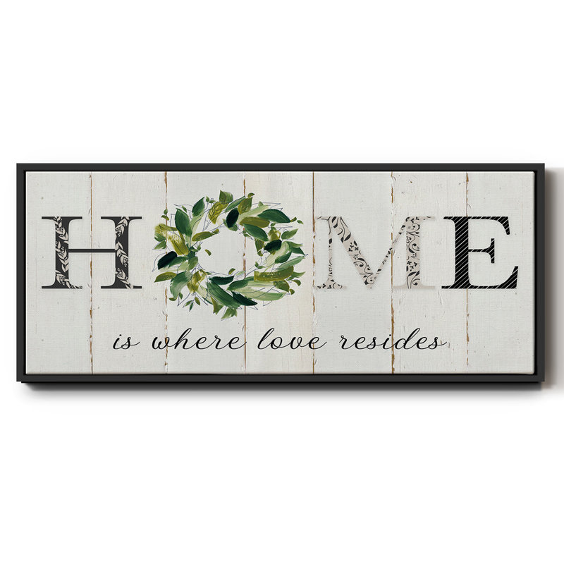 Love Resides- Framed Canvas