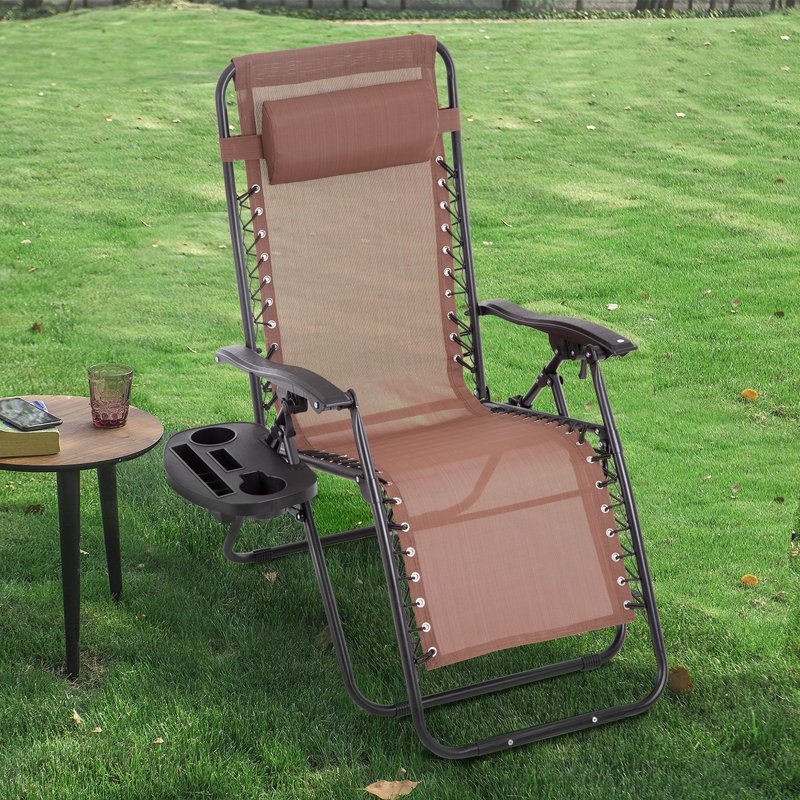 Fauteuil inclinable zéro gravité Fendley, Marron