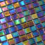 Skosh 0.6" x 0.6" Glass Grid Mosaic Wall & Floor Tile
