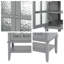 Ensemble de meuble-lavabo sur pied 36 po Kammer avec lavabo en céramique, armoire de rangement avec portes en verre texturé et tablette ouverte-1565639602