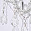 Plafonnier semi-encastré géométrique de style lustre à 4 lumières de 18 po Stockard-49587039-49587042